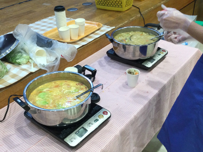 野菜たっぷり簡単朝食スープ試食会